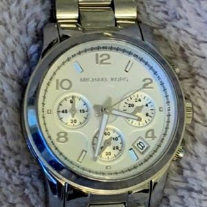 Mk silver watch